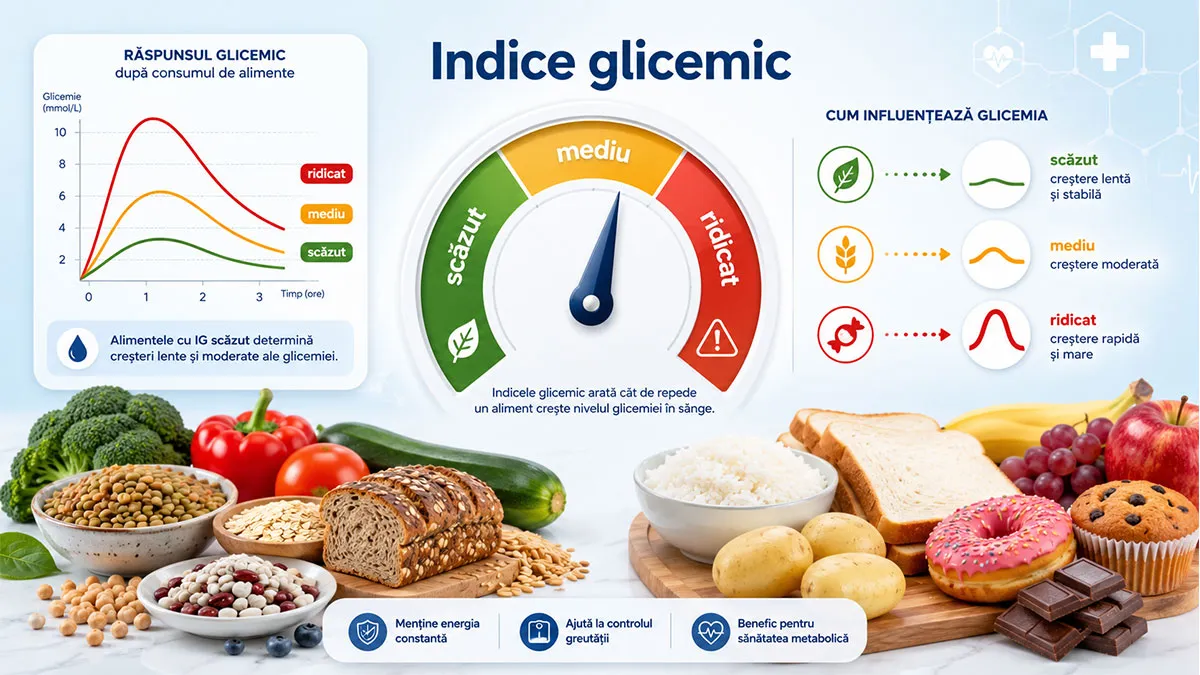 Indicele glicemic și încărcătura glicemică: ce înseamnă și cum influențează sănătatea?