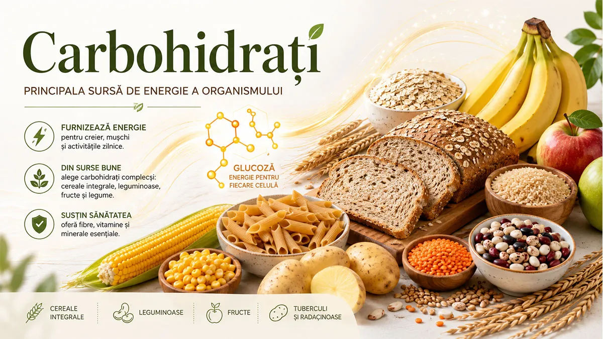 Carbohidrații și impactul lor asupra sănătății: mituri, beneficii și cum să faci alegerile potrivite