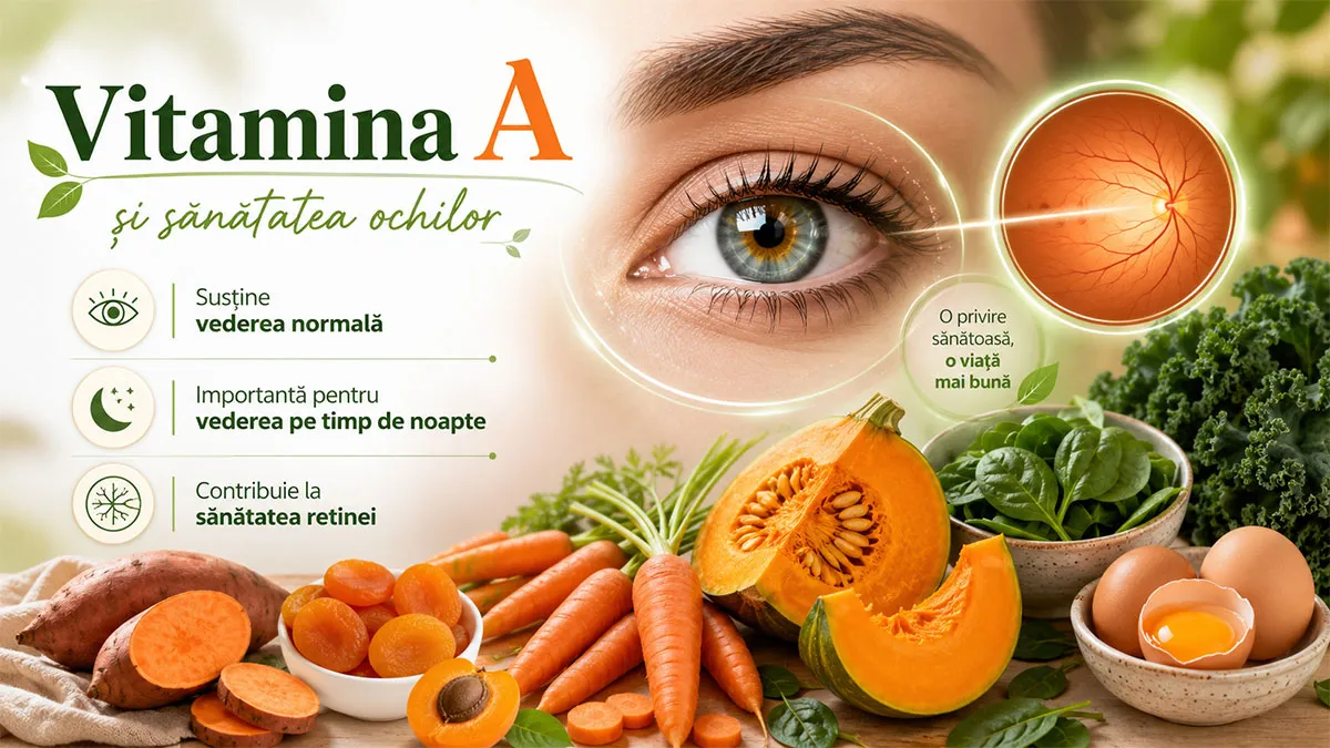 Vitamina A și sănătatea ochilor: de ce este esențială pentru o vedere normală?
