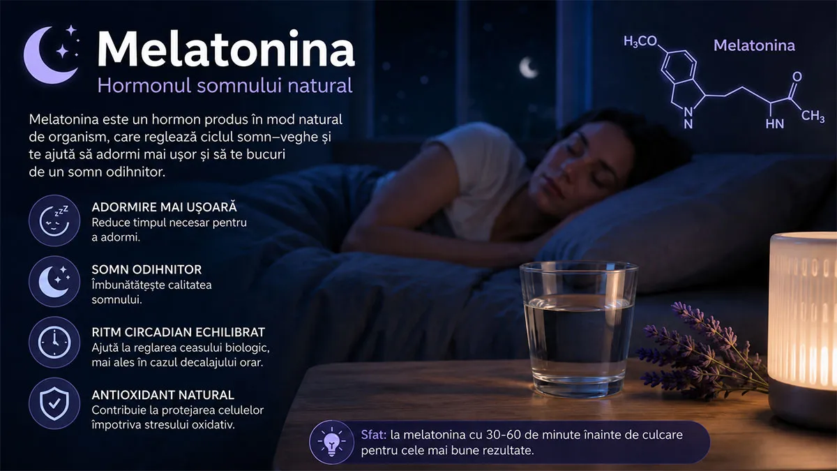 Ce este melatonina și ce rol are în organism?