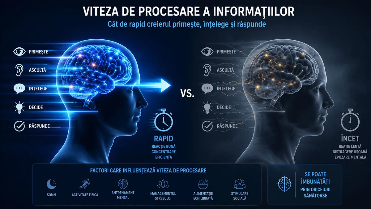 Ce înseamnă viteza de procesare a informațiilor?