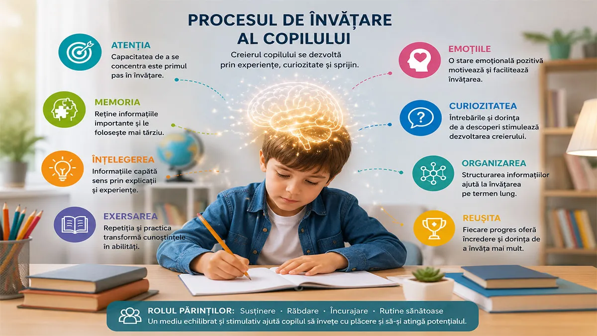 Cum învață creierul copilului lucruri noi?