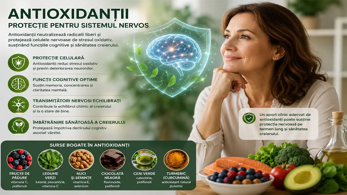 Antioxidanții și protecția celulelor nervoase: de ce sunt importanți pentru sănătatea creierului?