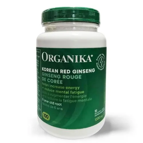 Ginseng Rosu Korean 500 mg, 100 capsule
