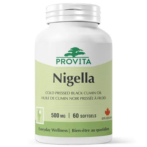 Nigella Sativa - Ulei de Chimen Negru, 500 mg 60 capsule
