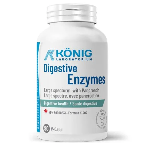 Enzime Digestive cu Pancreatin 90 capsule Konig
