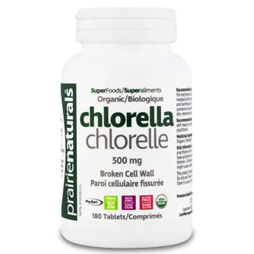 Chlorella 500 mg, 180 tablete