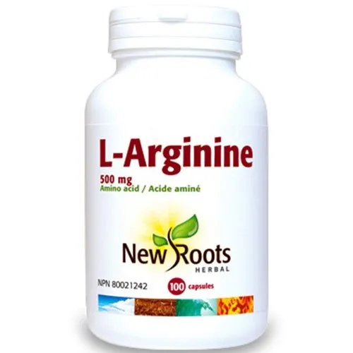 L-Arginina, 500 mg, 100 capsule