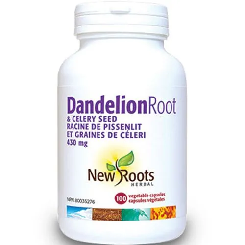 Dandelion (papadie), Seminte de telina, 430 mg, 100 capsule vegetale
