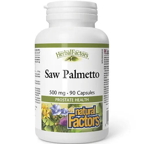 Saw Palmetto, Palmier pitic Forte, 500 mg, 90 capsule