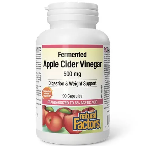 Apple Cider Vinegar (concentrat din otet cidru de mere) 500 mg 90 capsule