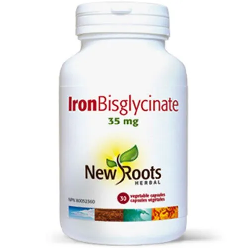 Fier complex Iron Bisglycinate 35 mg, 30 capsule vegetale