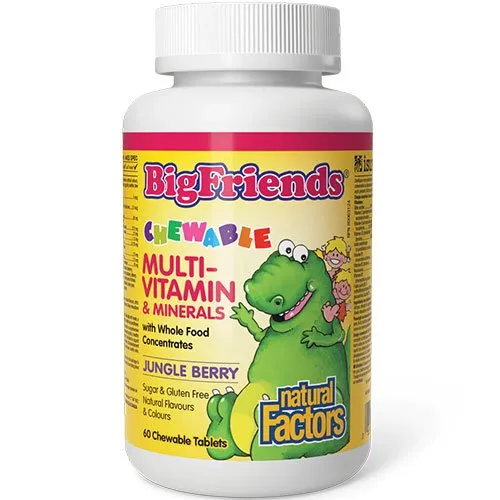 Multivitamine și minerale pentru copii, 60 tablete masticabile