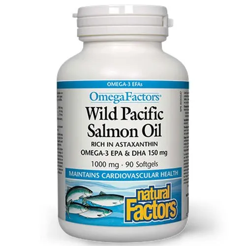 Wild Pacific Salmon Oil (ulei de somon sălbatic de pacific) 90 gelule moi
