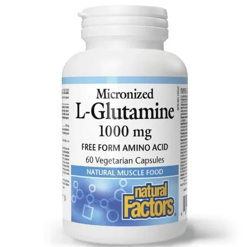 L-Glutamină (Micronizată) 1000 mg 60 capsule vegetale