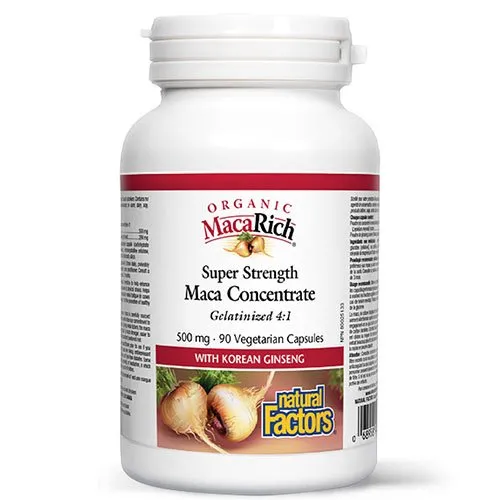 Maca Concentrat 500 mg 90 capsule vegetale